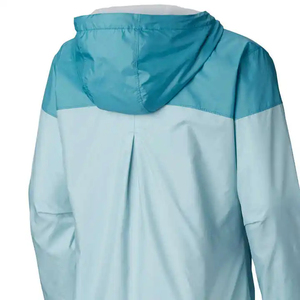 Veste coupe-vent en nylon respirante pour femmes avec capuche pour les voyages en plein air et le jogging - Product Image 3