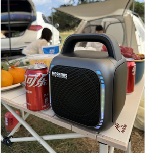 مكبر صوت حفلة Karabox Mosbros مع نظام ستيريو لاسلكي حقيقي-استمتع بجهير قوي وثلاثي واضح-مكبر صوت كبير محمول - Product Image 3