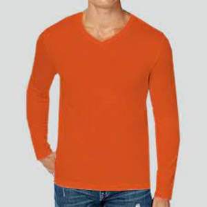 เสื้อยืดคอกลมแขนยาวสำหรับผู้ชายเสื้อยืดผ้าฝ้ายพิมพ์ลาย - Product Image 2