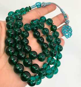 Rosario de baquelita turco 33 cuentas con borla de acero inoxidable Rosario musulmán Cuentas islámicas tasbih Tasbeeh - Product Image 6