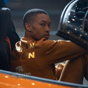 Custom Men's Winter Tracksuit High Quality 100% Cotton Jogger Training Wear Logo <b>Hoodie</b> Sweatpants Set Plus Breathable Windproof - Product Image 2