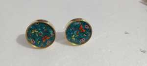 Pomo de resina artesanal con acento de latón para armarios de cocina, cajones, armarios y tiradores de muebles de madera - Product Image 5