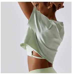 Promotion Latest Design Outdoor Use Women <b>Crop</b> <b>Top</b> Solid Colour Women <b>Crop</b> <b>Top</b> Comfortable Women <b>Crop</b> <b>Top</b> - Product Image 4
