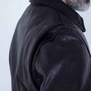 Veste d'hiver pour homme de conception haut de gamme, col montant, manches longues, 100% cuir de haute qualité, imperméable, respirante, logo personnalisé, personnalisable - Product Image 4