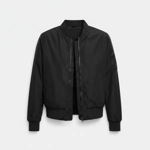 Chaqueta Bomber Clásica Negra para Mujer, con Cierre, Estilo Casual, Urbana, con Logotipo Personalizado, Resistente al Viento, Transpirable, Térmica, 100% Cálida - Product Image 6