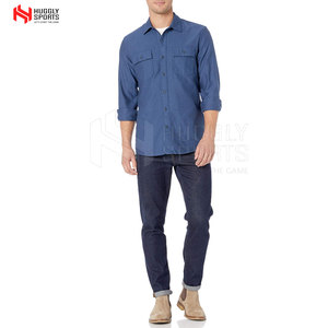 Uso cómodo Camisas casuales de moda para hombres Camisas casuales de tamaño personalizado para hombres Camisas casuales de Bajo MOQ Camisa informal para hombres - Product Image 4