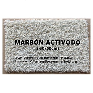 Tapis de bain crème RICCIO (80x50cm) 17829 - Product Image 2