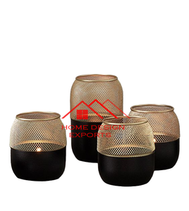 Antique Finished Casting Aluminum Metal Candle Votive Hot Selling Home <b>Decor</b> Metal Candle Candle Holder Best Seller - Product Image 4