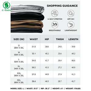 <span class=keywords><strong>Pantaloni</strong></span> da Golf ABC Slim Fit da <span class=keywords><strong>Uomo</strong></span>, Stile Business Leggero, Gamba Dritta <span class=keywords><strong>con</strong></span> <span class=keywords><strong>Tasche</strong></span> <span class=keywords><strong>Laterali</strong></span> Nascoste, Vita Media, Taglia 4XL - Product Image 6