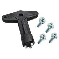 Jeu de réparation de clé d'ouverture d'enjoliveur de roue pour Renault Megane, Clio, Laguna