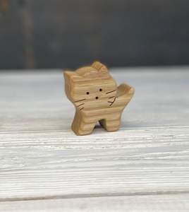 Figuritas de carnero de madera hechas a mano, escultura de Vida Silvestre rústica, adorno animal ecológico, decoración inspirada en ovejas y cabras coleccionables - Product Image 6