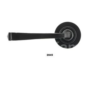 Manija de puerta de forma cuadrada negra mate superventas manija de puerta de diseño único para Hotel Villa baño cocina Uso De puerta - Product Image 5