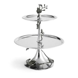 American looking Wedding Parties Decoration <b>Cake</b> <b>Server</b> Stand In Silver Plated Finishing For Tableware Decoration Accessories - Product Image 5