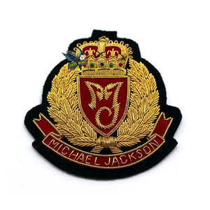 Factory Direct Sale Fashion Bullion Wire <b>Badges</b> High Quality New Style Fashion Bullion Wire <b>Badges</b> - Product Image 2