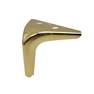 Patas de Metal para Sofá, Pies para Muebles, Lujo, 120mm, Negro, Cromo, Oro, 2,0mm de Espesor, Hierro, Accesorios Contemporáneos para Sofá - Product Image 3