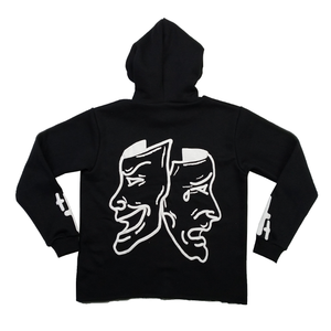 Ropa de calle personalizada de alta calidad para el invierno Venta al por mayor 3D Puff Printed Pullover Hoodies con bolsillo de canguro y logotipo frontal - Product Image 1