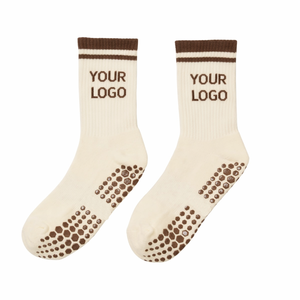 <span class=keywords><strong>Calcetines</strong></span> de Pilates Antideslizantes de Algodón Premium con Logotipo Personalizado, <span class=keywords><strong>Calcetines</strong></span> Deportivos para Gimnasio para Mujer - Product Image 2
