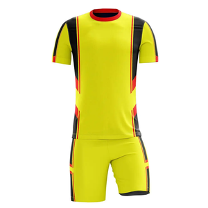 Vêtements de football unisexes personnalisables en tissu doux, écologiques, légers, respirants, durables, extensibles, à séchage rapide pour l'été - Product Image 2