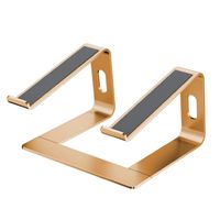 Global Orbit GO-Z1 Aluminium Laptopstandaard 10-17 Inch Aluminium + Siliconen Notebook Computerbeugel PC Houder Opvouwbaar Draagbaar 5mm