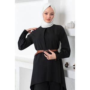 Ensemble décontracté Kemer, longueur midi, manches longues, 100% coton - Product Image 2