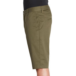 กางเกงขาสั้นผ้าชิโนสำหรับผู้ชายกางเกงขาสั้นผ้าชิโนลำลองสีพื้นโลโก้ตามสั่งผลิตตามสั่ง - Product Image 5