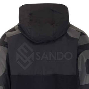 เสื้อฮู้ดผ้าฝ้ายผสมซิปครึ่งไซส์ใหญ่พิเศษระบายอากาศได้ดี - Product Image 3