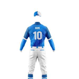 Uniforme de baseball léger avec logo personnalisé, uniforme de baseball respirant à prix réduit pour hommes - Product Image 2