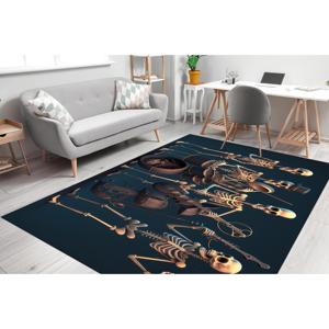 Alfombra con Estampado Abstracto - Diseño Moderno en 3D para Sala de Música, Alfombra Goblen - Product Image 3