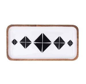 Premium Quality Serving <b>Trays</b> With Enamel Printed for Breakfast Tea Dessert Vanity <b>Jewellery</b> Storage Coffee <b>Tray</b> At Best Price - Product Image 1