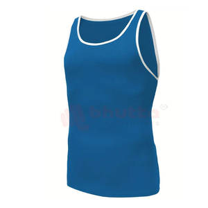 OEM verano hombres algodón camiseta sin mangas de alta calidad de punto gimnasio Fitness Gear estilo casual más tamaño Tops - Product Image 1
