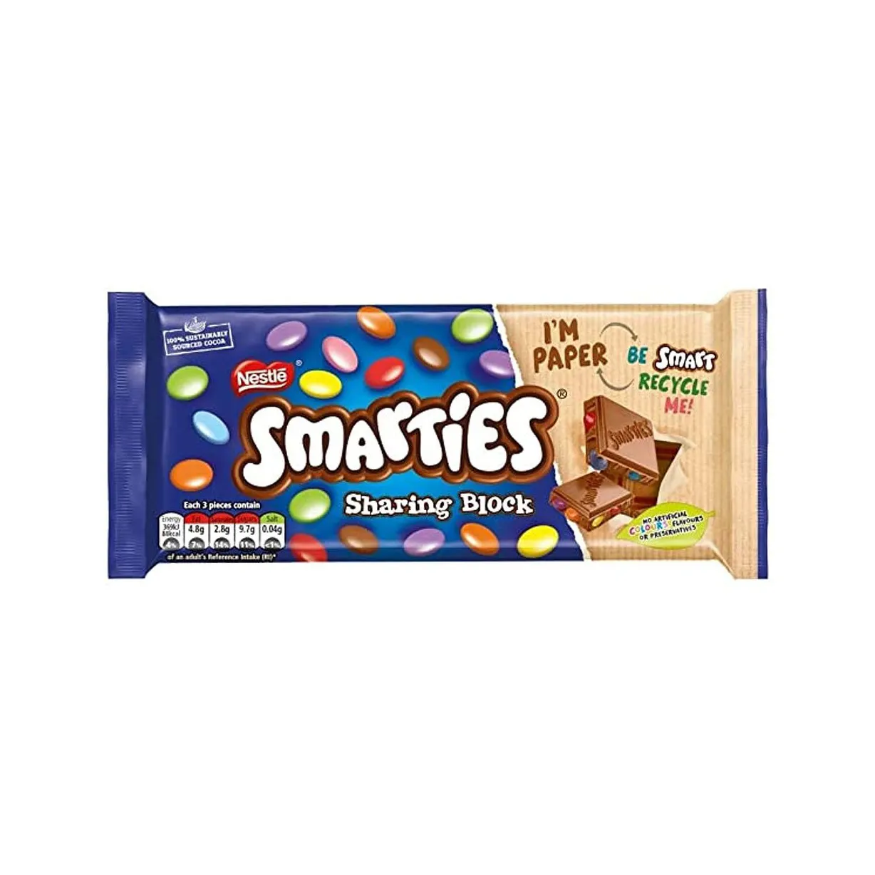 Nestle Smarties Vanilla Flavor Ice Cream 4 x 110ml | Ice Cream Cones Sticks & Bars