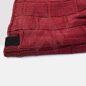 Gorro de punto acrílico cálido para invierno Unisex, ropa de calle de algodón alto, gorras impermeables impresas personalizables, diseño liso para hombres, venta al por mayor - Product Image 6