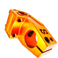 Stem Sepeda Aluminium CNC Custom untuk BMX / MTB dengan Finishing Permukaan Anodized