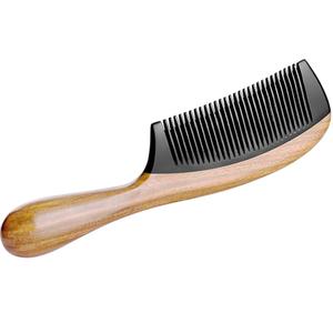 หวีเขาควายสำหรับ100% หวีไม้หวีสะอาดสำหรับใช้ในบ้าน - Product Image 2