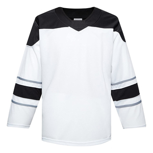 Maillot de hockey sur glace professionnel léger sur mesure, impression par sublimation, 100% polyester, séchage rapide, antibactérien - Product Image 1