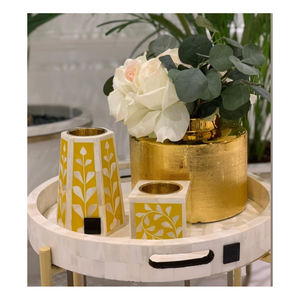 Quemador de incienso de madera de gran oferta con incrustaciones de perlas madre de fragancia Popular y bandeja de quemador de hueso de caja acrílica Mabkhara para uso en automóvil - Product Image 3