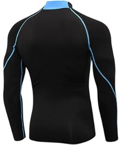 Vêtements de sport personnalisés pour hommes, hauts de compression à séchage rapide, manches courtes et longues, rashguard pour hommes - Product Image 4