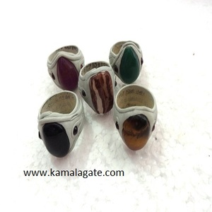 Collier tibétain en gros pendentifs en cristal de pierre précieuse nouveau style tibétain pendentifs en cristal pendentifs en pierre semi-précieuse artisanat - Product Image 5