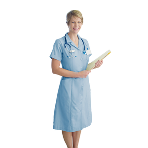 Conjuntos de uniformes de enfermería unisex, uniformes médicos personalizables de diseño plano, cintura elástica, venta directa al por mayor, Sao Mai, buen antipolvo - Product Image 1