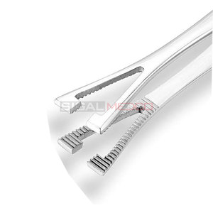 Pince à épiler en acier inoxydable Pennington anti-dérapant avec verrouillage sécurisé pointe fendue pour le piercing corporel utilisation de bijoux de mode - Product Image 5