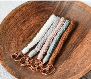 Porte-clés bracelet-Porte-clés 100% coton-Choisissez votre couleur - Product Image 4