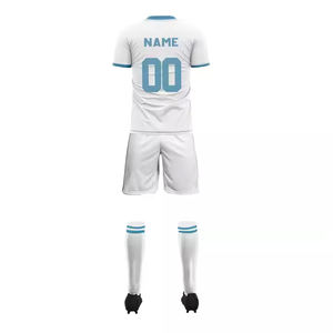 Ensemble d'uniformes de football à séchage rapide unisexe, professionnel et personnalisé, tenues d'équipe sublimées - Product Image 6