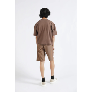 Customizable Screen Print 100% Cotton Men's T-Shirt Plus Size Breathable Heavyweight Jersey Oversized <b>Enzyme</b> Men's T-Shirt - Product Image 5