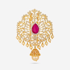 Broche de Cristal para Boda con Diseño de Diamantes de Imitación y Esmalte - Product Image 1