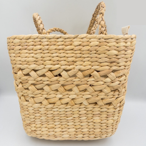 Bolso de mano de jacinto de agua de lujo 2023, bolso de playa Mujer con asas de hombro para hechas en Vietnam, bolso de verano y regalo - Product Image 5