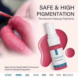 <span class=keywords><strong>Tinta</strong></span> <span class=keywords><strong>de</strong></span> Tatuaje Natural Impermeable para Maquillaje Permanente NUOJO OEM 15ML, Pigmentos <span class=keywords><strong>de</strong></span> Rubor para Microblading, <span class=keywords><strong>Tinta</strong></span> <span class=keywords><strong>de</strong></span> Pigmento PMU para <span class=keywords><strong>Labios</strong></span> y Cejas - Product Image 2