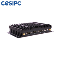CESIPC sans ventilateur Din Rail ordinateur PC industriel intégré 2LAN 6USB 3RS232 mini pc fenêtre linux industrielle