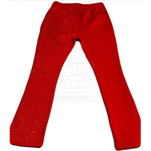 กางเกงสำหรับผู้ชายกางเกงผ้าฝ้ายประดับพลอยเทียมน้ำหนักเบาแบบหลวมระบายอากาศได้ดี - Product Image 4