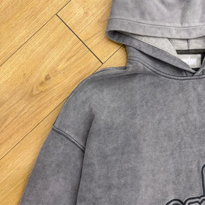 Sudadera con Capucha de Diseño Nuevo 2025, Estilo Urbano, con Apliques Personalizados, Letras Bordadas, Sudadera Holgada para Hombre - Product Image 5