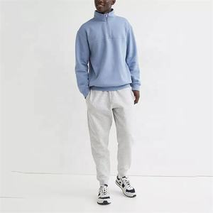 DEC Oem, polos con cremallera para hombre, sudaderas de algodón de lana cálida de invierno de alta calidad, logotipo personalizado, 14 polos con cremallera para hombre, sudaderas con capucha - Product Image 3